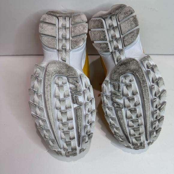 Fila Yellow Sneakers Sz.5.5y - Picture 7 of 7